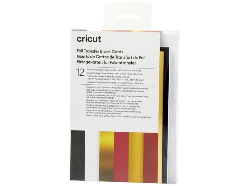 Cricut Insert Cards FOIL Royal Flush R40 (12,1 x 16,8 cm) 12-pack