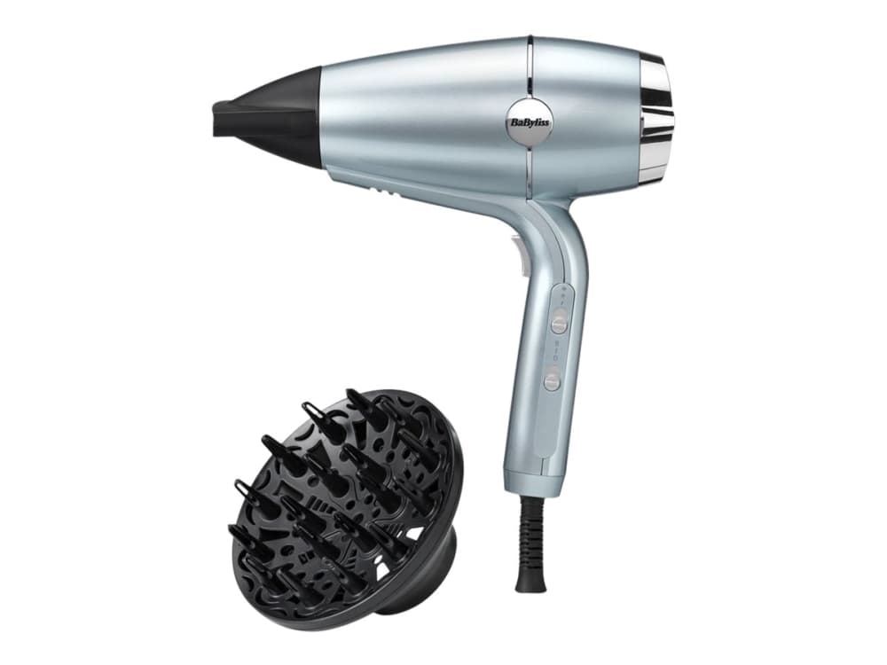 BaByliss Hydro-Fusion Hydro Fusion Hair Dryer, DC, Metallinen, Yksivärinen, Muovi, 2,5 m, Liukusäädin