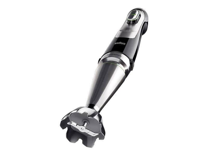 Braun MultiQuick 9 MQ9147X, Upotettava sekoitin, 0,6 L, Syke-toiminto, Jäänmurskaus, 1200 W, Musta, Ruostumaton teräs