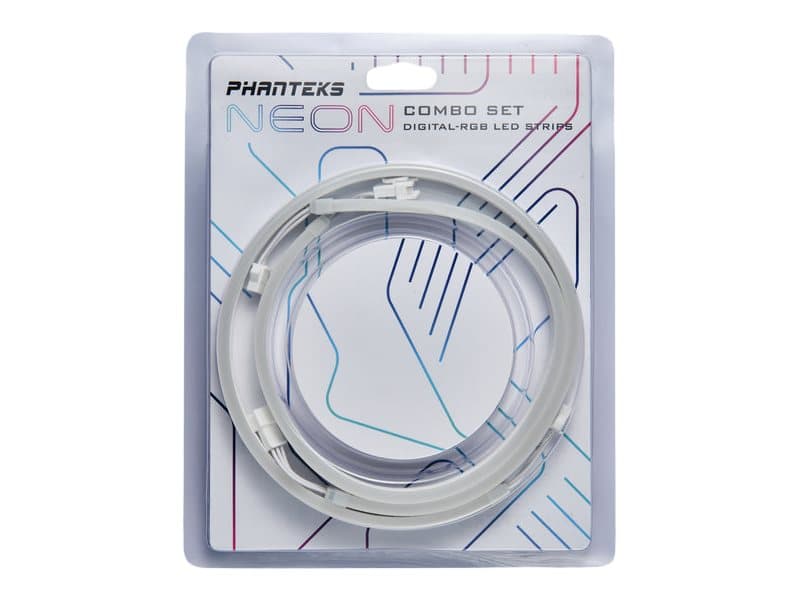 Phanteks PH-NELEDKT_M5_WT01, Universaali, LED-nauha, musta, Monivärinen, ATX, 38 lamppu(a)