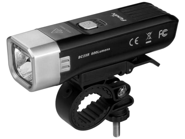 Fenix BC25R, Etuvalaistus, Musta, Harmaa, IP66, LED, Valkoinen, 600 lm