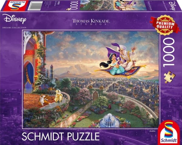 Schmidt Spiele Thomas Kinkade Studios: Disney - Aladdin, palapeli (1000 palaa)