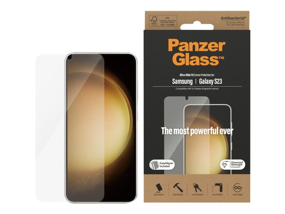 PanzerGlass™ | Näytönsuoja - Ultra-Wide Fit | Samsung® Galaxy S23