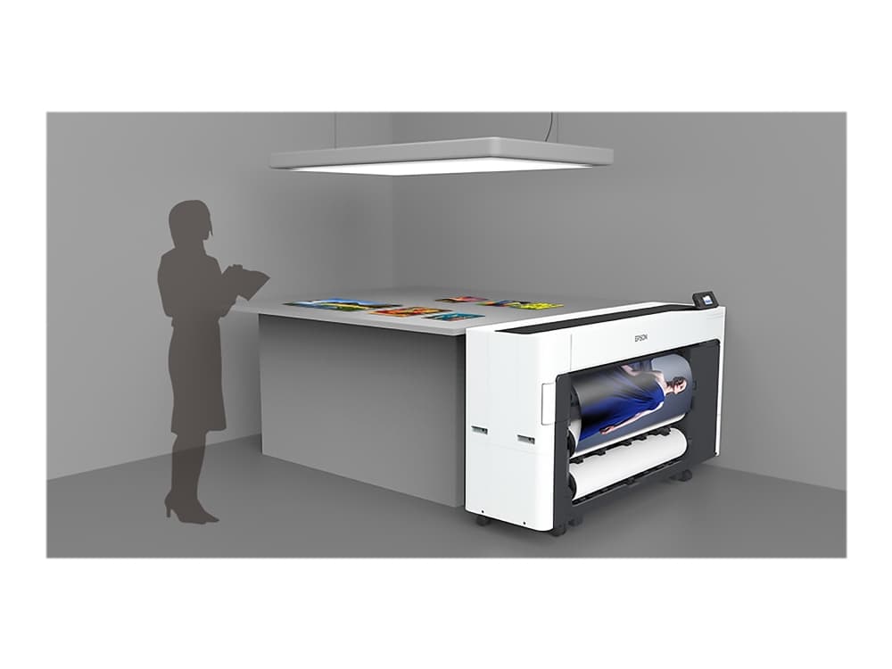 Epson SureColor SC-T3700DE, Mustesuihku, 2400 x 1200 DPI, ESC P, HP-GL/2, PDF 1.7, Syaani, Magenta, Mattamusta, Valokuva musta, Punainen, Keltainen, A1 (594 x 841 mm), Rulla
