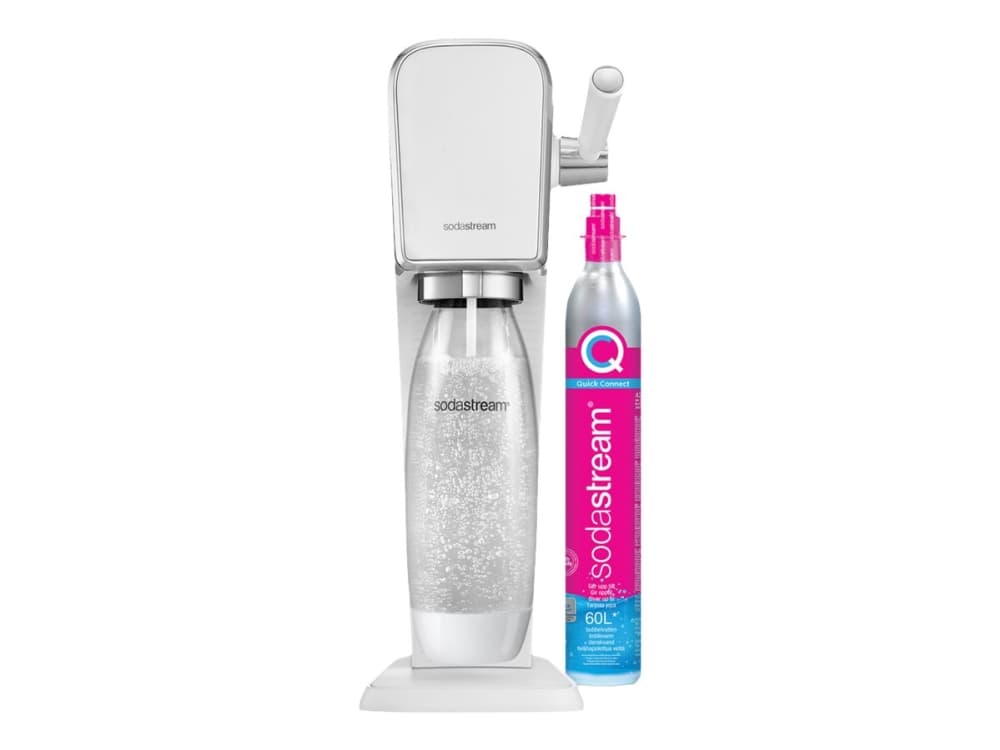 SodaStream vesikone Terra White + 1 pullo