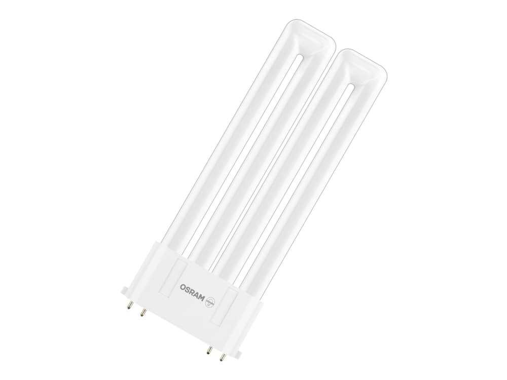 OSRAM DULUX - LED-lamppu - muoto: kaksinkertainen biax - himmeä viimeistely - 2G10 - 20 W (vastaava 36 W) - luokka E - viileän valkoinen valo - 4000 K