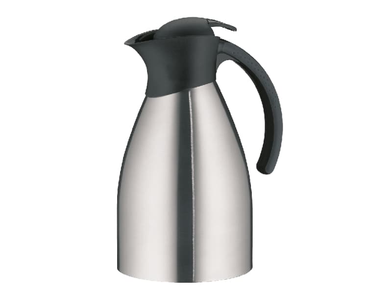 Alfi 0787205150, Karahvi, 1,5 L, Musta, Ruostumaton teräs, Ruostumaton teräs, Pyöreä, Bono
