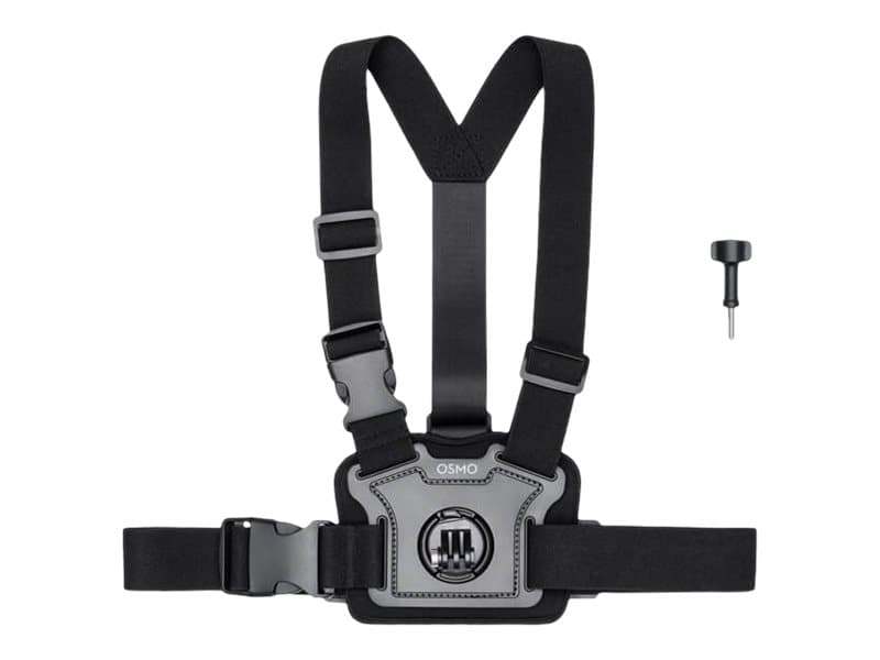 DJI Osmo Action Chest Strap Mount, Kameran kiinnitys, 216 g, Musta