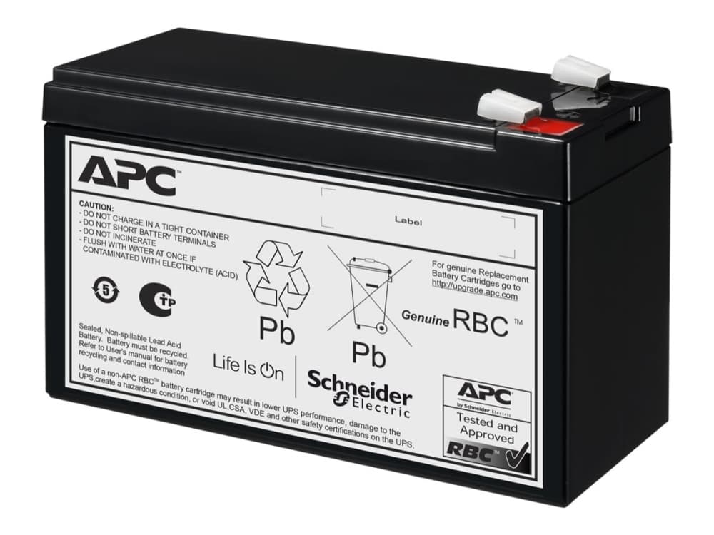 APC APCRBC176, Sealed Lead Acid (VRLA), 24 V, 1 kpl, Musta, 9 ah, 7000 mAh