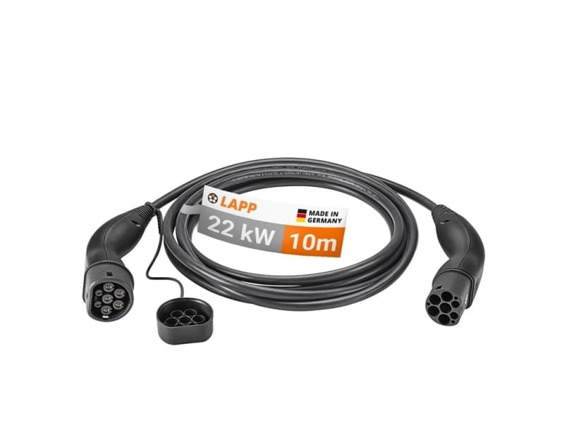 Lapp Mobility Type 2 latauskaapeli sähköautoon 22 kW - 10 metriä