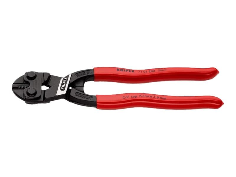 Knipex CoBolt, Voimaleikkurit, Kromivanadiini-teräs, Muovi, Punainen, 200 mm, 335 g