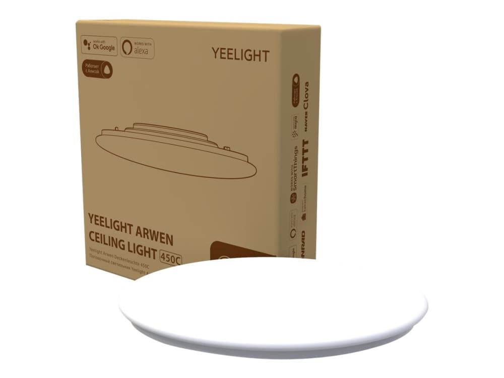 Yeelight Arwen C-sarja 450C - Kattovalaisin - LED - 50 W - luokka F - lämpimästä viileään valkoiseen - 2700-6500 K - pyöreä - valkoinen