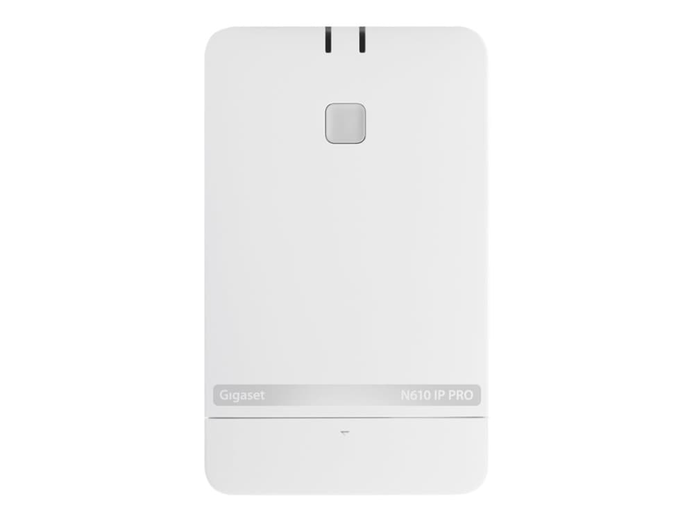 Gigaset N610 IP PRO, HTTPS, SIPS, SRTP, TLS, G.711, G.722, G.729ab, Valkoinen, 180 x 110 x 42 mm, 220 g