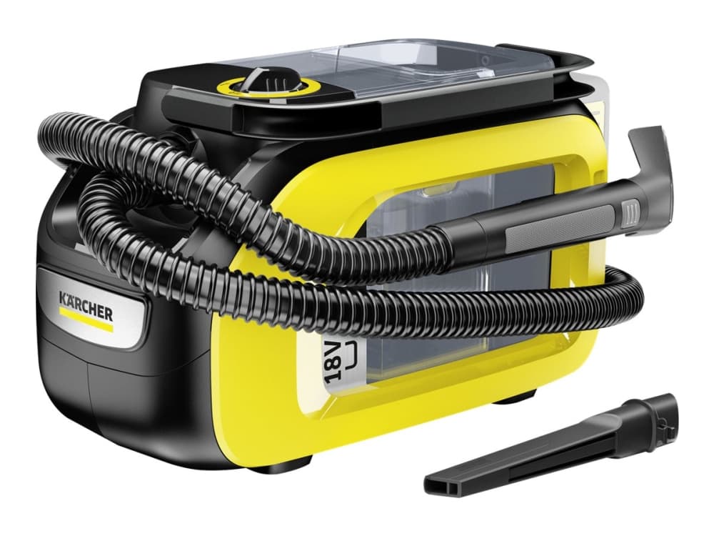Kärcher SE 3-18 Compact, Matto, 1,9 L, 1,2 L, 18 V, Musta, Keltainen, 1,9 m - SOLO