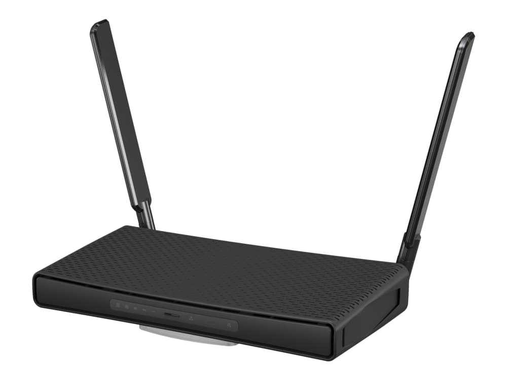 Mikrotik hAP ax³, Wi-Fi 6 (802.11ax), Kaksitaajuus (2,4 GHz/5 GHz), Ethernet LAN, Musta, Pöytäreititin