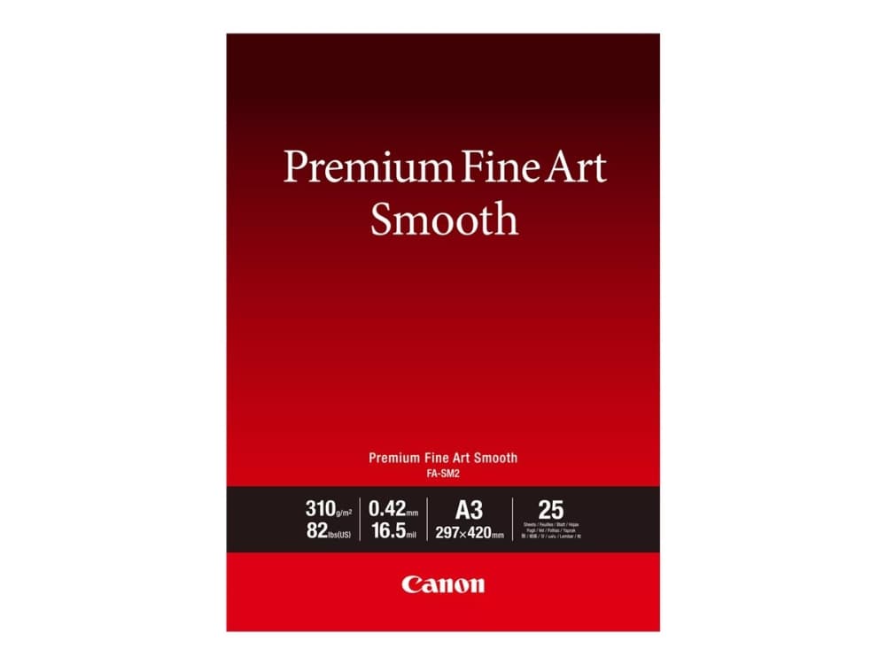 Canon FA-SM2, Tasainen, 310 g/m², Mustesuihku, A3, 29.7x42 cm, Valkoinen