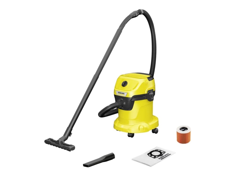 Kärcher 1.628-009.0 støv-udsuger Sort, Gul 12 L 1000 W