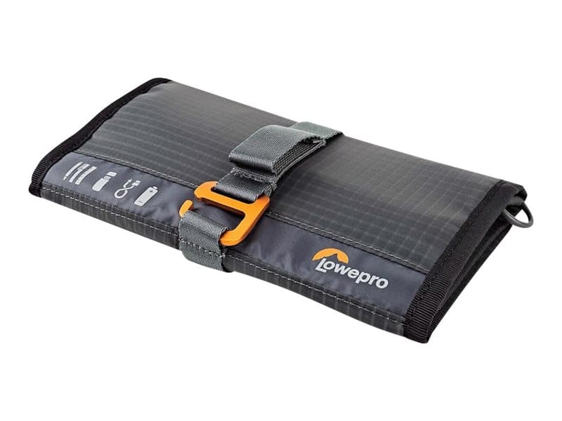 Lowepro GearUp Wrap, Nailon, Polyesteri, Harmaa, Käyntikortti, Vetoketjutasku