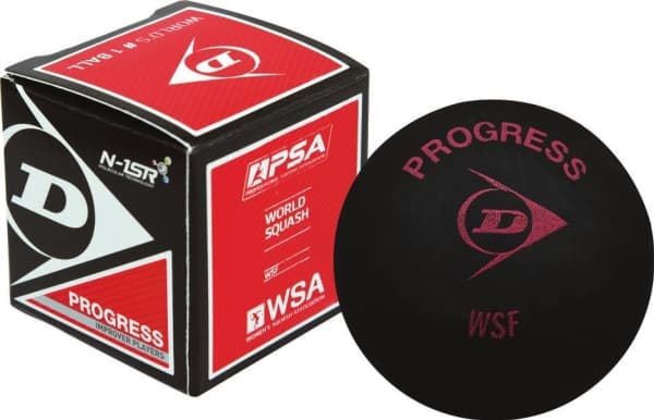 Dunlop PROGRESS improvers +6% +20% squashbollar