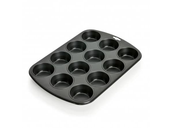 Kaiser 23.0064.6206, Muffinssivuoka, Ovaali, Tasainen pinta, 230 °C, Musta, Silitysrauta