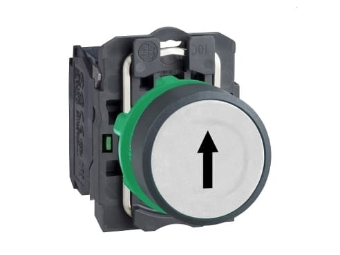 Schneider Electric XB5, Nappi, Valkoinen, XB5, IP66, IK03, Luokan II