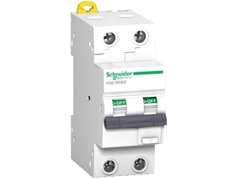 SCHNEIDER ELECTRIC Kombiafbryder PFI Acti 9 iC60 2P 10A 300mA C karakteristik 10kA klasse A 36 mm