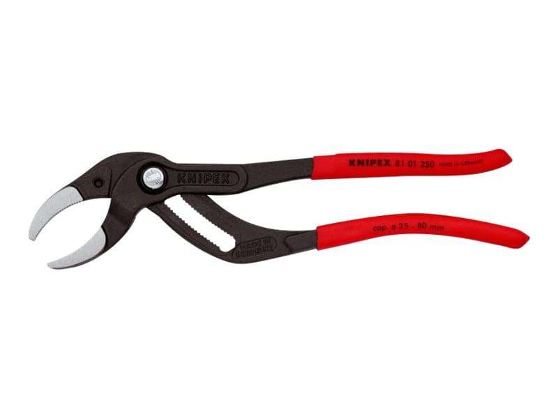 Knipex 81 01 250, Sifonpihdit, 8 cm, Muovi, Punainen, 62 mm, 25 cm