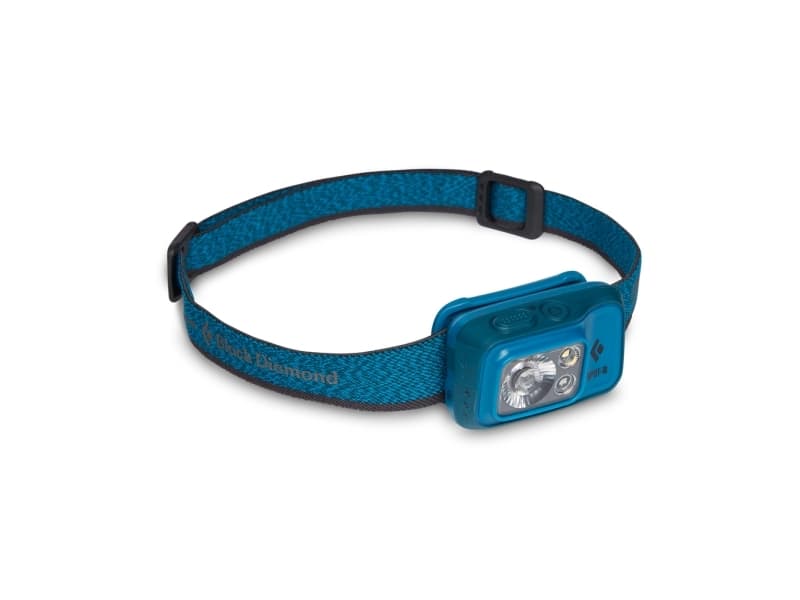 Black Diamond Spot 400-R - Otsapannan taskulamppu - Sininen - Painikkeet - 1 m - IP67 - 400 lm