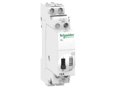 Schneider Electric A9C30812, Valkoinen, EN 669-1 EN 669-2-2, 50 - 60 Hz, 16 A, 18 x 60 x 84 mm, -20 - 50 °C