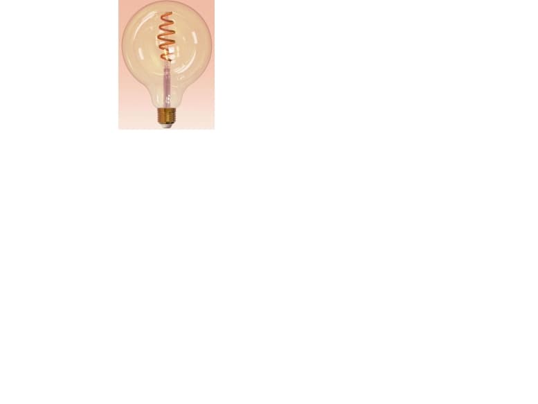Airam SmartHome Globe 125 -LED-lamppu, E27, keltainen, 350lm, 1800-3000K, WiFi