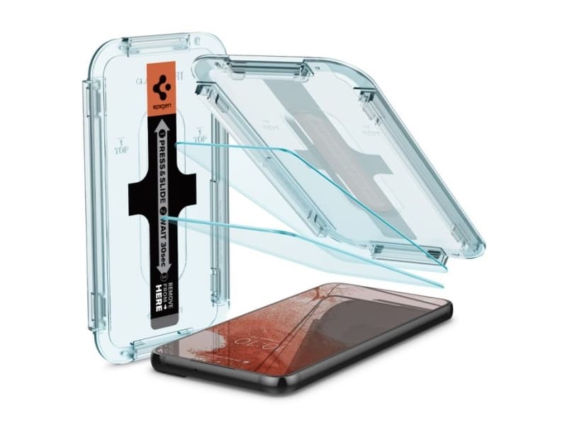 Spigen GLAS.tR ez Fit Samsung Galaxy S22 karkaistu lasi [2 PACK]