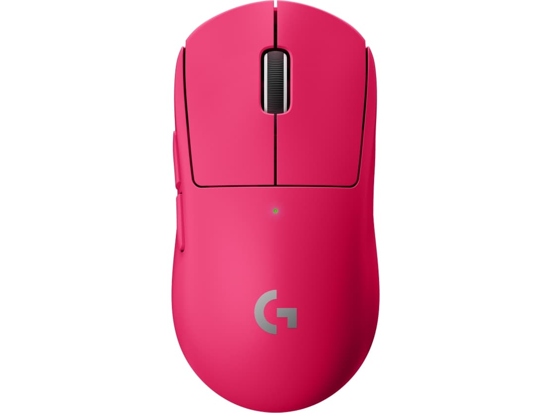 Logitech PRO X SUPERLIGHT Langaton pelihiiri - Hiiri - Optinen - 5 painiketta - Langaton - LIGHTSPEED - Logitech LIGHTSPEED -vastaanotin - Magenta