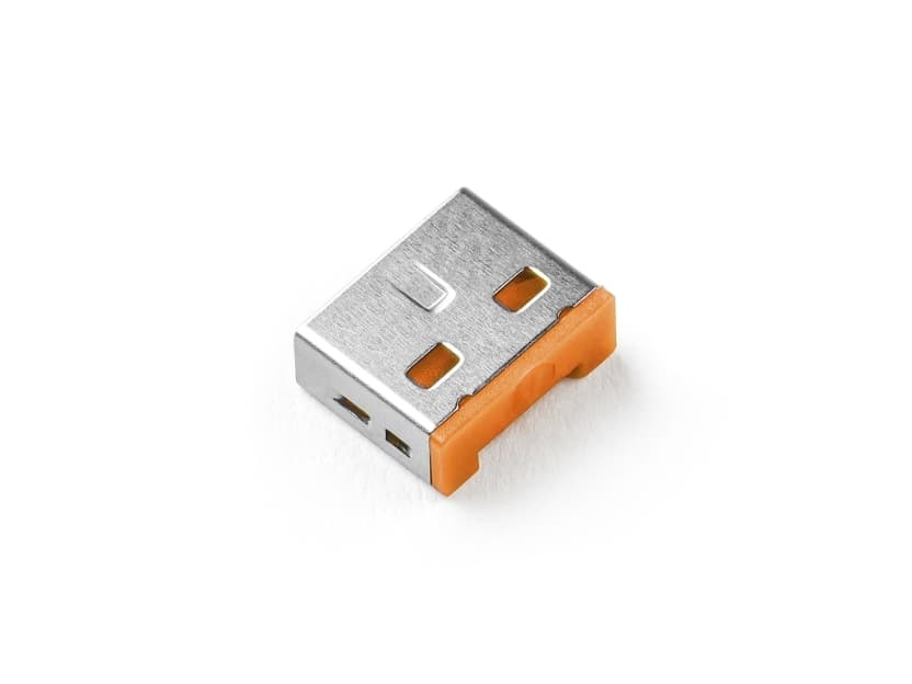 Smartkeeper UL03P2OR, Portin lukitsin, USB A-tyyppi, Oranssi, Muovi, 100 kpl, Muovipussi
