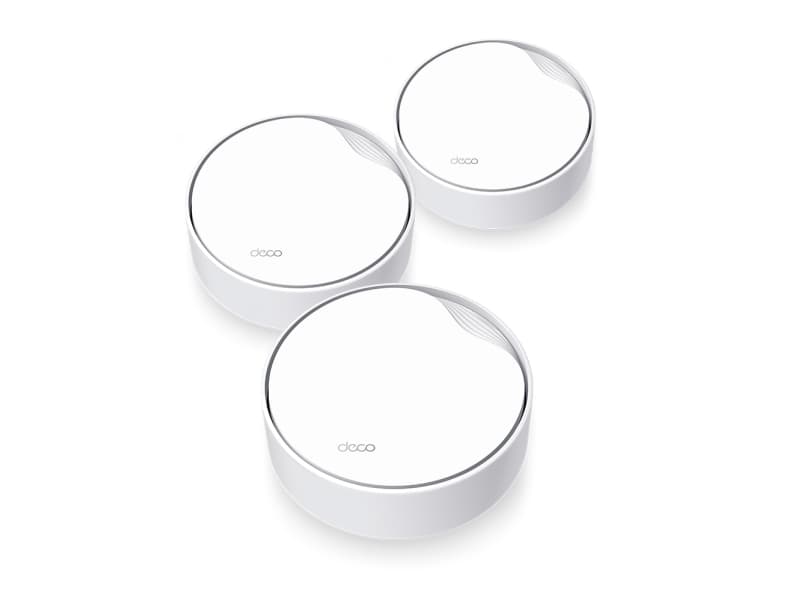 TP-Link DECO X50-PoE(3-PACK), Valkoinen, Sisäinen, Verkkojärjestelmä, 600 m², 0 - 40 °C, -40 - 60 °C