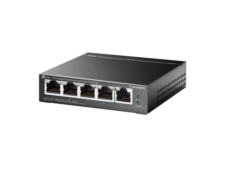 TP-Link TL-SG105MPE, L2, Gigabit Ethernet (10/100/1000), Power over Ethernet -tuki
