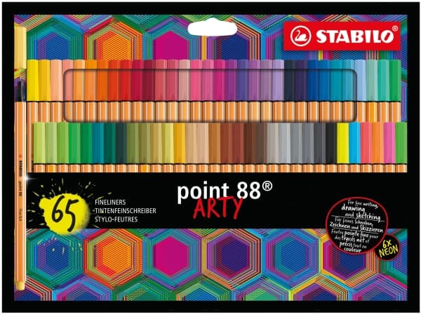 Stabilo Point 88 Arty Superset - 65 kpl värilajitelma