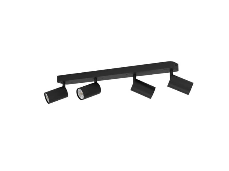 EGLO TELIMBELA-Z SPOT RGB 4X345LM 2700-6500K MUSTA
