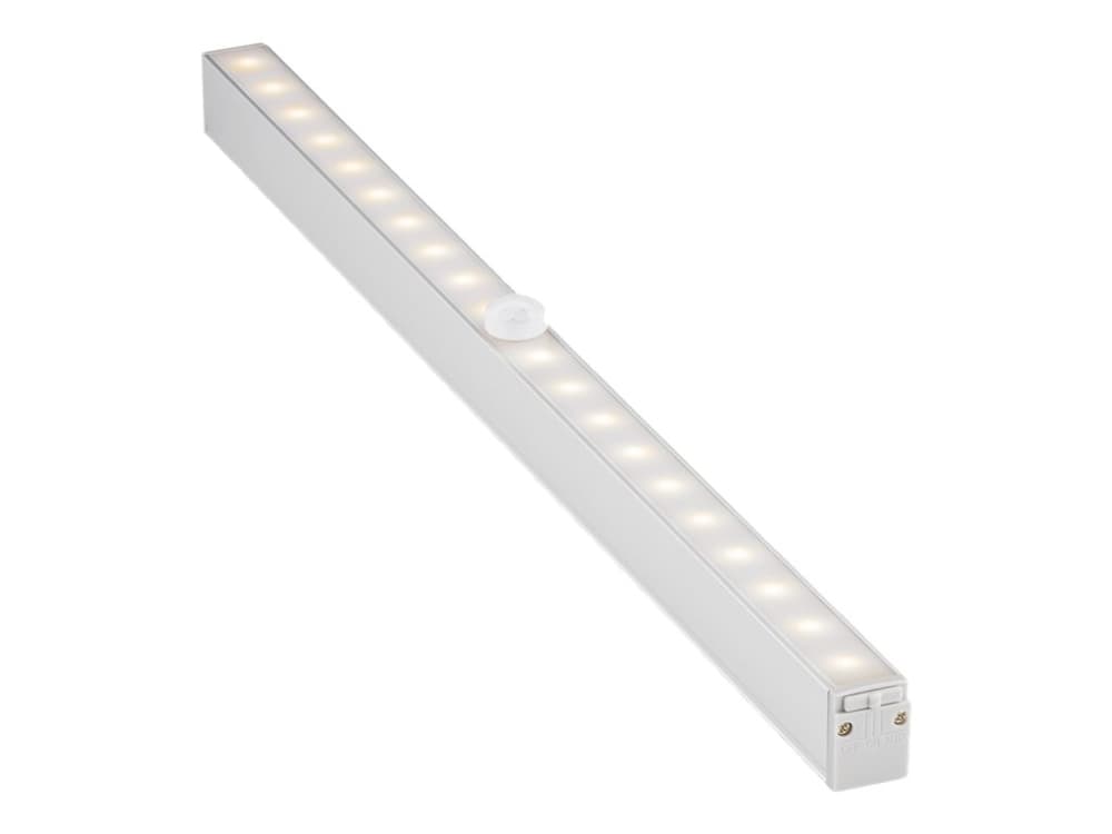 goobay - Under kabinet-lys - LED - 2.2 W (tilsvarende 9 W) - varmt hvidt lys - 3000 K - sølv