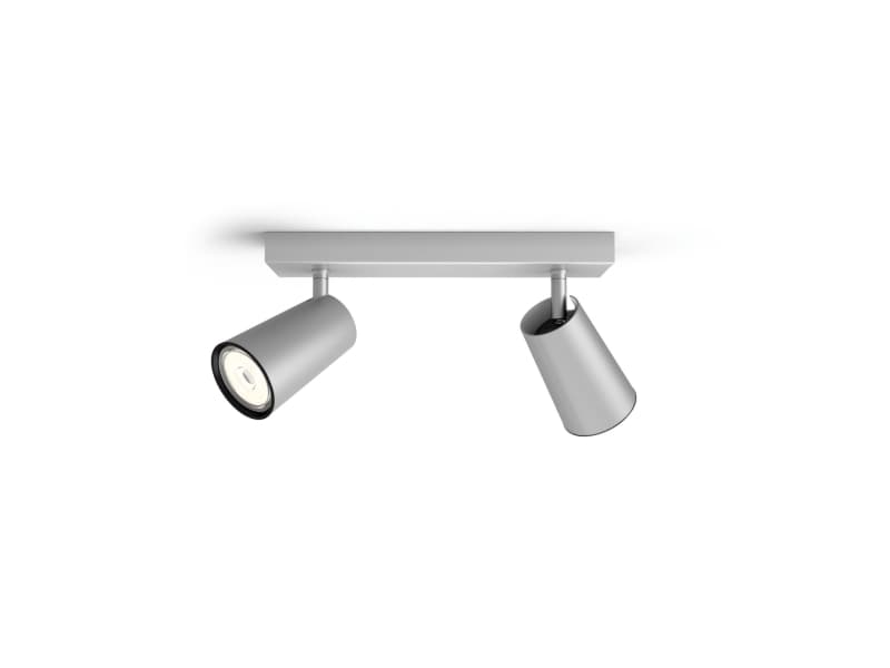 Philips myLiving Paisley kohdevalaisin 2x, Pinta-asennettavat spottivalot, GU10, 2 lamppu(a), LED, 220-240 V, Alumiini