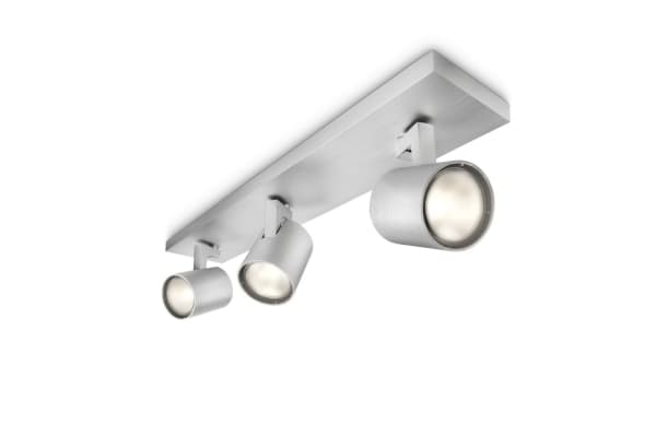 Philips myLiving Kohdevalaisin, Kiskospotti, GU10, 3 lamppu(a), LED, 230 V, Alumiini