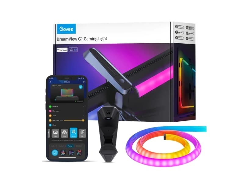 Govee Dreamview G1 H604B | LED-belysning | RGBIC, Wi-Fi, Alexa, Google