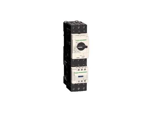 SCHNEIDER ELECTRIC Käsikäyttöinen moottorinsuoja TypeGV3-P 3-napainen asetusalue 48-65A 400VAC:n jännitteellä Ruuviliitin Twist grip Everlink