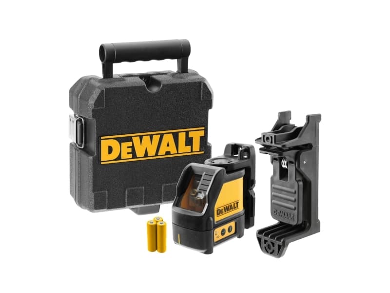 DeWALT DW088CG, 30 m, Vaaka/Pysty, Vihreä, Linjalaser, Musta, Keltainen, 1/8