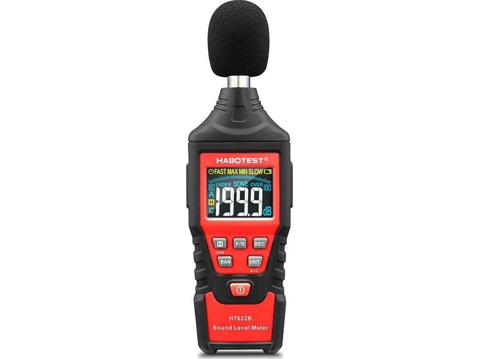 Habotest HT622B digitaalinen desibelimittari, USB, A/C
