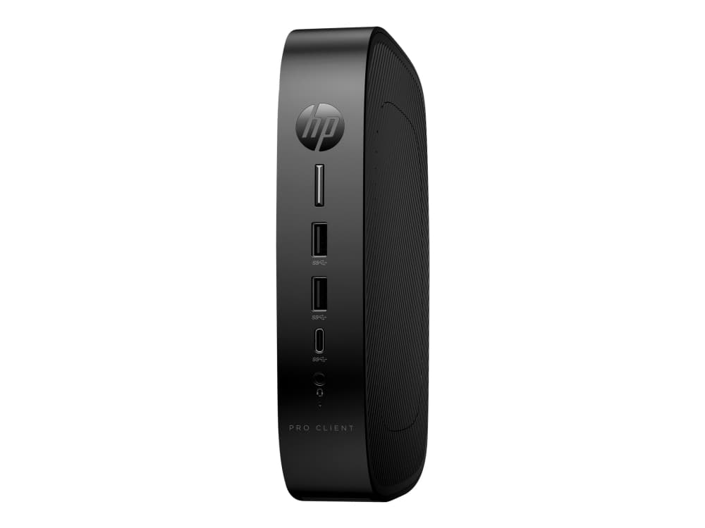 HP Pro t550 - Thin Client - USFF - 1 x Celeron J6412 / 2 GHz - RAM 8 GB - flash 64 GB - eMMC - UHD Graphics - GigE - Win 10 IoT Enterprise 2021 LTSC - näyttö: none
