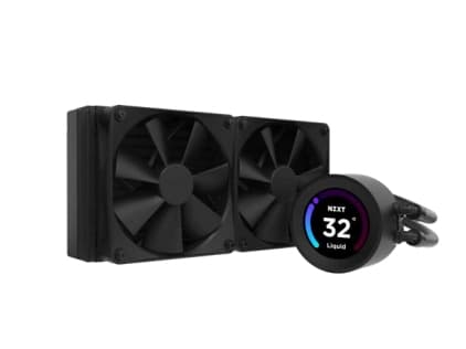 NZXT Kraken Elite 240, All-in-one-nesteenjäähdytin, 12 cm, 78,02 cfm, Musta