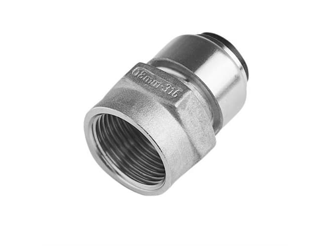 Roth overgang rustfri stål 15 mm x 12 muffe muffe
