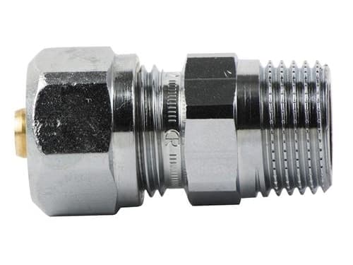 Nippelinippa TA 15X3/8 PN10, puristusnippa TA 15X3/8 PN10