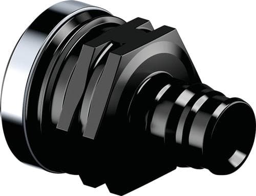Uponor Q&amp E siirtymäholkki PPSU musta 20 mm x 34