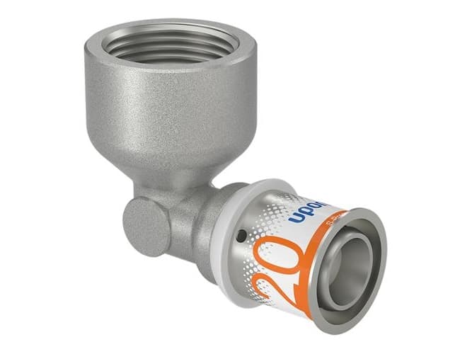 Uponor S-Press PLUS presvinkel 90° muffe/muffe 20 mm x 34